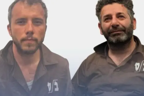 Fotos frontais de Thiago Ávila e Saif Kesher