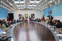 Reunião de gabinete de Delcy Rodríguez