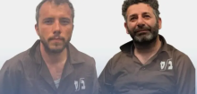 Fotos frontais de Thiago Ávila e Saif Kesher